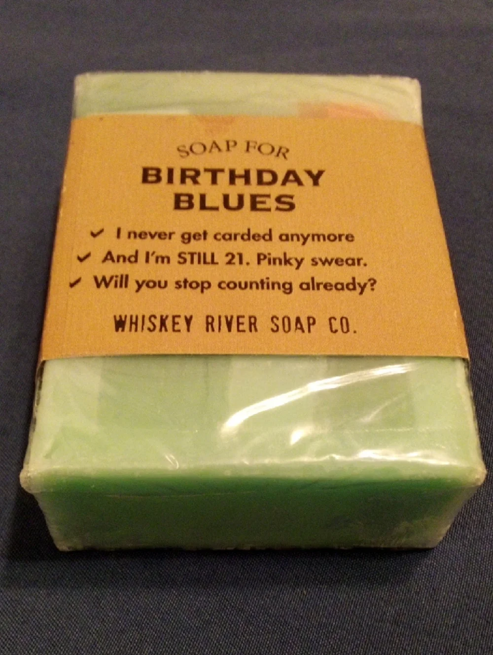 Birthday Blues Hand Soap - Green Bar